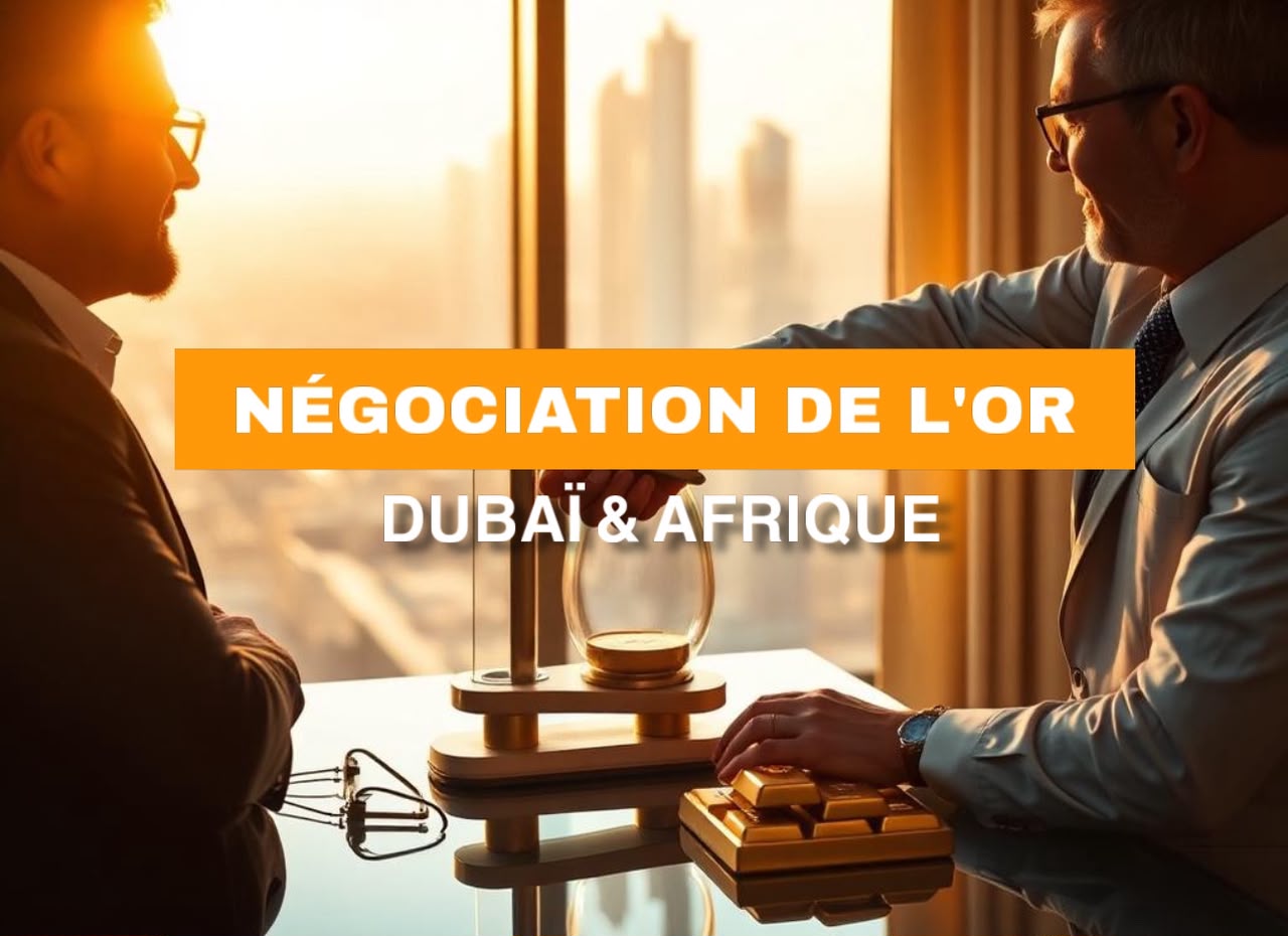 Négociation de l'or : Dubaï & Afrique