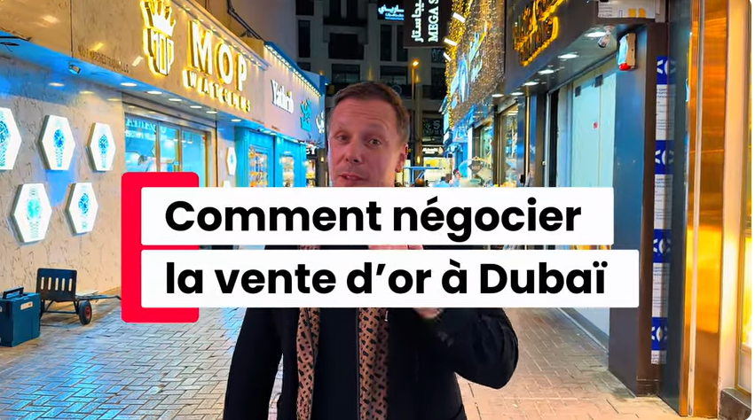 Négociation de l’or: Dubaï & Afrique